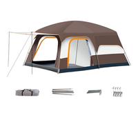 Family Tent with Rooms | Cabin Tents with Separate Rooms - Portable Cabin Shelter for Outdoor Beach Picnic Garden Festivals Travel Excursion Hiking Trail Exploration Climbing