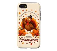 Family Thanksgiving Time Spent Together Turkey Pumpkin Fall Case for iPhone SE (2020) / 7/8