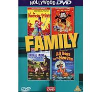 Family- The Nutcracker Prince/Animal Farm/Felix The Cat/All Dogs Go To Heaven (4 FILMS/2DVD'S)