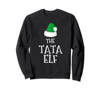 Family The Tata Elf Christmas Matching Pajama Funny Sweatshirt