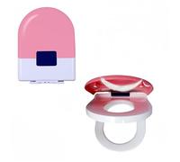 Family Toilet seat、Toilet seat with Child seat Built in、Potty Training Toilet seat、Quick Release、Adjustable Hinge、 Anti Slip and Antibacterial U/D Shaped Toilet lid、 Pink