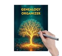 Family Tree Chart,Memory Notebook Genealogy | Blank Ancestry Lineage Heritage Workbook - for Mother Dad Grandparents Living Room Bookshelf Bedroom Birthday School Assignments