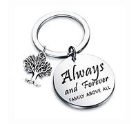 Family Tree Jewelry Always and Forever Family Above All Keychain The Originals Inspired Gift Fans Gift TV Shows Inspired Gift (Always and forever k)