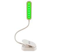 Family Tree Remedies Green Light Therapy Lamp for Migraine, Anxiety & Insomnia Relief - Clip-On, Flicker-Free 520 nm LED with Adjustable Brightness | USB Rechargeable & Portable Sleep Aid
