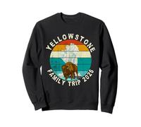 Family Trip 2026 Bison Geyser Yellowstone Sweatshirt