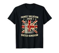 Family Vacation 2026 - London Travel Heritage T-Shirt