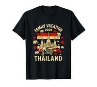 Family Vacation 2026 - Thailand Travel Elephants T-Shirt