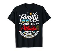 Family Vacation Atlanta 2027 Matching Summer Vacation 2027 Value Graphic T-Shirt