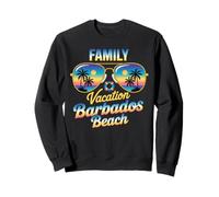 Family Vacation Barbados Beach Barbadian Bajan Flag Barbados Sweatshirt