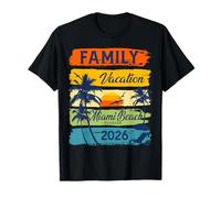 Family Vacation Miami Beach Florida 2026 Matching Group T-Shirt