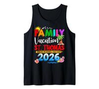 Family Vacation St. Thomas 2026 Matching Group Summer Trip Tank Top