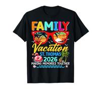 Family Vacation St. Thomas 2026 Summer Matching Group Trip T-Shirt