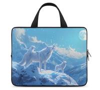 Family Wolf Roar Funny Laptop Bags Printed Protective Cover Case Handbags for Laptop/Notebook/Ultrabook 10/12/13/15/17 Inches