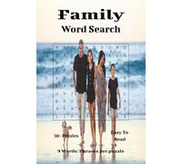 Family Word Search Book: Word Searches with Easy to Read Print about everything togetherness and pride. | 6x9 inches, 110 pages | 50+ Puzzles.