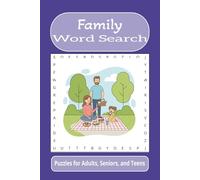 Family Word Search: Word searches with easy to read print about family, love, moms, and more