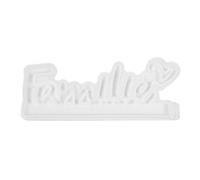 Family Word Silicone Mold | Resin Molds for Family and Decorative Slogans - Versatile Inspirational Letter for Projects Decorations Thanksgiving Easter Mother's Day