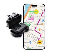 Family1st GPS Tracker Device for Vehicles, Cars, Loved Ones, Up to 30 Day Battery with Waterproof Case Magnetic, Real-Time Tracking with App. Subscription Needed.
