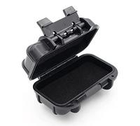 Family1st Magnetic Case for Real-Time GPS Trackers - Powerful Twin Magnets for Easy Fixing - Weatherproof & Waterproof Stash Box for Storing Keys, Cash, Meds, Fobs, Jewelry, Money and More, Black