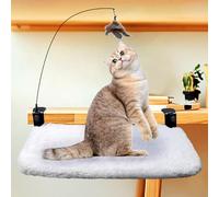 FamilyKit Cat Desk Bed for Indoor Cats, Desk Cats Perch for Your Desk Space, Desktop Cat Beds Nest, Double-Sided Pets Beds for All Seasons Use