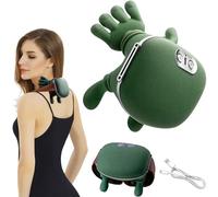 FAMINESS Neck Massager 4D Real Hands Massager USB Neck Massager with Heat 3 Massage Settings 2 Heat Levels Deep Massage for Neck Shoulder Valentine Mother's Day Gifts for Dad Mom Him Her