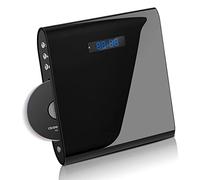 Famishow Slot-in All Region Free DVD Player with HDMI & USB, 1080P HD, Remote & AV Cable, Wall Mountable (Black)