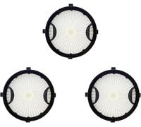 FAMIVAC FV2 Corded Vacuum Cleaner - 3-Pack Washable HEPA Filter Replacement - High-Efficiency Filtration, Reusable & Easy to Clean