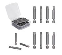 FamlTol 15pcs T40 Torx Bit 50mm Impact Bits 1/4" Hex Shank S2 Star Screwdriver Bits for Electronics Appliances and Automotive Repair