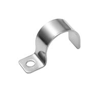FamlTol - Pipe Clamps Pipe Clamps 304 SS Pipe Mounting Brackets Single Hole P-Type Metal Clips Heavy Duty Single Sided Wire Clips for Pipe Installation or