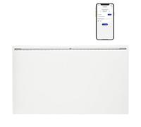 Famn WIFI Electric Panel Heater, Wall Mounted, Splashproof, White (400W)