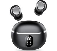 FAMOO Ear Buds Wireless Earbuds, Bluetooth Headphones 5.4 In Ear with 4 ENC Noise Cancelling Mic, 50H Playtime Bluetooth Earphones, Bass Boost 90%, NEW Mini Bluetooth Earbuds IPX7 Waterproof, USB-C