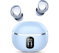 FAMOO Ear Buds Wireless Earbuds, Bluetooth Headphones 5.4 In Ear with 4 ENC Noise Cancelling Mic, 50H Playtime Bluetooth Earphones, Bass Boost 90%, NEW Mini Bluetooth Earbuds IPX7 Waterproof, USB-C
