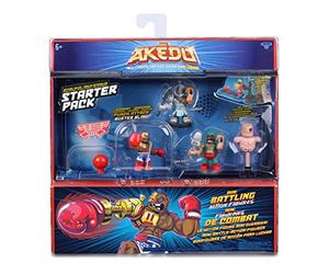 Famosa Akedo Start Pack Figure 3 Warriors, a Training Pc and a Control Control, Multicolor (AKE00000)
