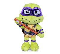 Famosa Softies Donatello Teenage Mutant Ninja Turtles Plush Toy with Purple Mask and Details, Gift for Boys and Girls of Any Age (760022775)