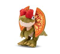 Famosa Softies - Jurassic World Dilophosaurus 25 cm Plush Toy with Stand, Soft and Soft Doll, with Eco Filling, for Jurassic Park Movie Fans and Children from 0 Years (760021456)