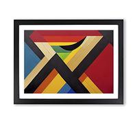 Famous Abstract Art Framed Print | A2 Black Framed Wall Art | Ready to Hang | Abstract Fantasy Picture | Living Room Bedroom Lounge Office