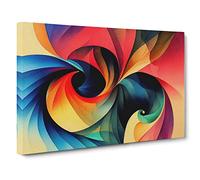 Famous Abstract Fractals Canvas Print | Gallery Wrapped 30mm Frame Wall Art | 30x20 inches | Ready to Hang | Abstract Picture | Living Room Bedroom Lounge Office