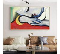 Famous Abstract Picasso Painting Sleeping Woman Posters and Prints Canvas Paintings Wall Art Pictures for Living Room Decor 60x100cm Frameless
