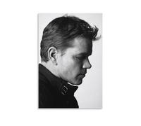 Famous Actor Matt Damon Art Poster (34) Canvas Poster Wall Art Picture Prints Hanging Photo Decor Home Posters Artworks 20x30inch(50x75cm)