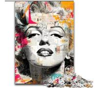 Famous Actors 1000 Piece Jigsaw Puzzles for Adults Gifts, Challenging Game Gifts for Is Ideal As A Gift for The Whole Family 26x38cm