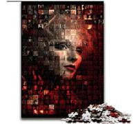 Famous Actors Collage JigsawPuzzle 1000 Pieces for Teenagers, Suitable for Ages 14 And Up Family Fun It Is Ideal As A Gift for The Whole Family (26x38cm)