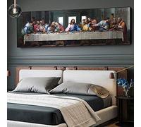 Famous Art Last Supper By Leonardo Da Vinci Canvas Paintings on The Wall Posters and Prints Pictures Living Room Decor 70x210cm(28"x83") No Frame