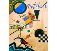 FAMOUS ART PAINTINGS SERIES | WASSILY KANDINSKY: CONTRASTING SOUNDS | 8.5 x 11 WIDE RULED NOTEBOOK JOURNAL DIARY: A Lined Journal Diary is Not Afraid of the Truth