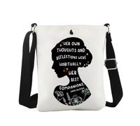 Famous Author Inspired Crossbody Bag Jane Austen Gift Bookish Gift Bookworm Booktok Present (Jane Austen CB EU)