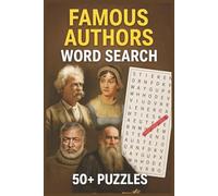 Famous Authors Word Search: Relaxing Word Search Puzzles Featuring Legendary Authors, Famous Writers, and Bookish Fun | Easy to Read Print | 6x9 ... Challenges for Travel, Holidays, and Downtime