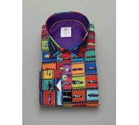 Famous Cars Print Shirt CLAUDIO LUGLI Multi XL