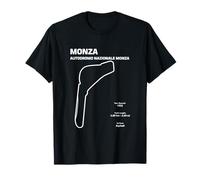Famous Circuit outline Monza track race fan car racing T-Shirt
