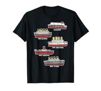 Famous Cruise Ship RMS Titanic Britanic Poseidon Carpathia T-Shirt
