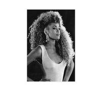 Famous Female Singer Actor Celebrity Whitney Houston (42) Canvas Poster Bedroom Decor Sports Landscape Office Room Decor Gift Unframe-style 12x18inch(30x45cm)