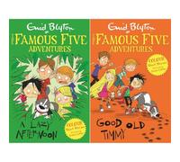 Famous Five Colour Short Stories Collection by Enid Blyton: A Lazy Afternoon & Good Old Timmy (2-Book Set) - Paperback