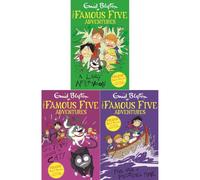 Famous Five Colour Short Stories Collection by Enid Blyton: A Lazy Afternoon, When Timmy Chased the Cat & Five Have a Puzzling Time! (3-Book Set) - Paperback